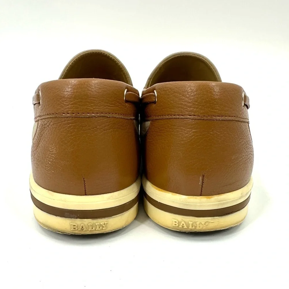 Bally Horse Bit Loafers Mens 12 Leather Femur U 18 Boat Shoes Preppy Old Money